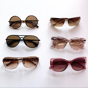 6 pairs of Women’s Sunglasses Nine West Foster Grant Loft